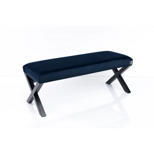 Ławka Pufa Tapicerowana Granatowy LGM-11 Rozmiary od 50 cm do 200 cm