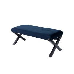 Ławka Pufa Tapicerowana Granatowy LGM-11 Rozmiary od 50 cm do 200 cm