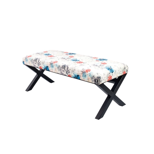 Ławka Pufa Tapicerowana Print AB1 LGM-11 Rozmiary od 50 cm do 200 cm