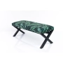 Ławka Pufa Tapicerowana Liście Tropikalne LGM-11 Rozmiary od 50 cm do 200 cm