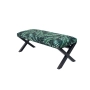 Ławka Pufa Tapicerowana Liście Tropikalne LGM-11 Rozmiary od 50 cm do 200 cm