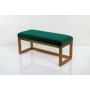 Ławka Pufa Tapicerowana Siedzisko Gładkie Butelkowa Zieleń LGM-2 Rozmiary od 45 cm do 200 cm