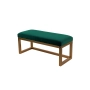 Ławka Pufa Tapicerowana Siedzisko Gładkie Butelkowa Zieleń LGM-2 Rozmiary od 45 cm do 200 cm