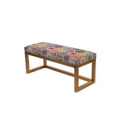 Ławka Pufa Tapicerowana Siedzisko Gładkie Hexagony Mandala LGM-2 Rozmiary od 45 cm do 200 cm