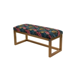 Ławka Pufa Tapicerowana Siedzisko Gładkie Kolorowe Liście LGM-2 Rozmiary od 45 cm do 200 cm