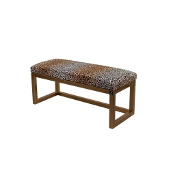 Ławka Pufa Tapicerowana Siedzisko Gładkie Panterka 04 LGM-2 Rozmiary od 45 cm do 200 cm