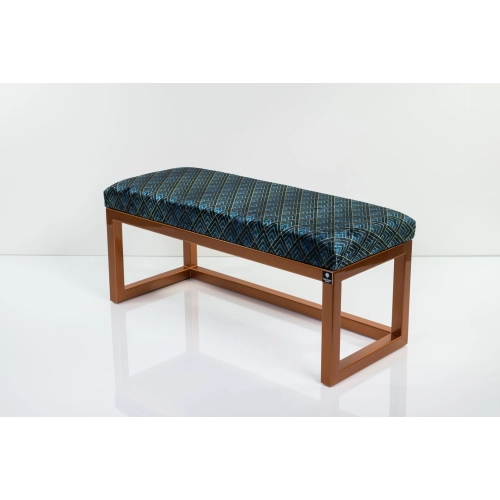 Ławka Pufa Tapicerowana Siedzisko Gładkie Romby Artdeco 02 LGM-2 Rozmiary od 45 cm do 200 cm