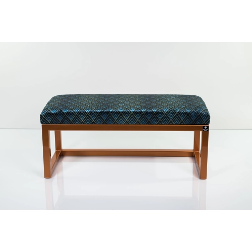 Ławka Pufa Tapicerowana Siedzisko Gładkie Romby Artdeco 02 LGM-2 Rozmiary od 45 cm do 200 cm