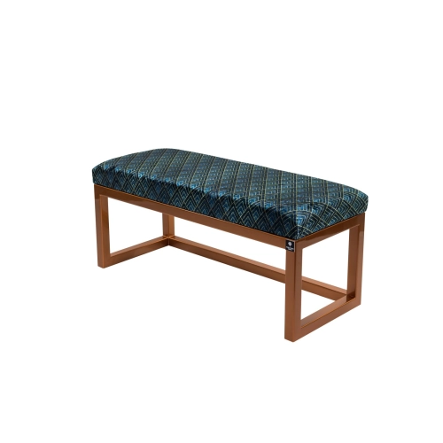 Ławka Pufa Tapicerowana Siedzisko Gładkie Romby Artdeco 02 LGM-2 Rozmiary od 45 cm do 200 cm