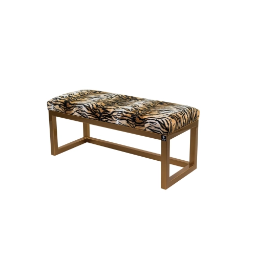 Ławka Pufa Tapicerowana Siedzisko Gładkie Tygrys 01 LGM-2 Rozmiary od 45 cm do 200 cm