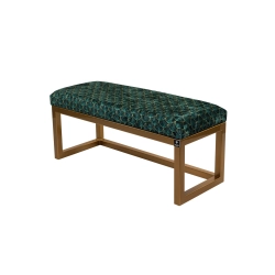 Ławka Pufa Tapicerowana Siedzisko Gładkie Wachlarze Artdeco 03 LGM-2 Rozmiary od 45 cm do 200 cm