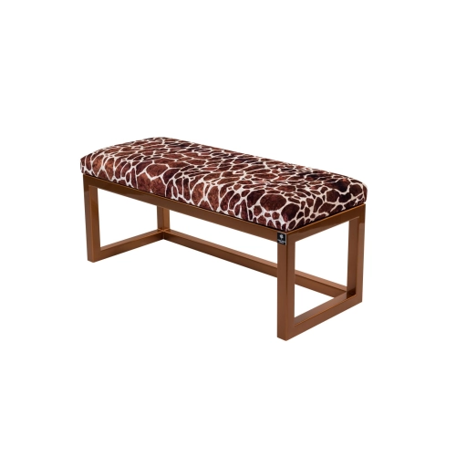 Ławka Pufa Tapicerowana Siedzisko Gładkie Żyrafa 01 LGM-2 Rozmiary od 45 cm do 200 cm