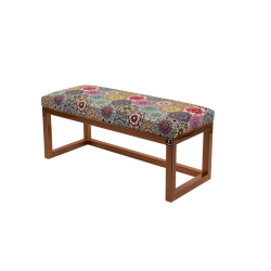 Ławka Pufa Tapicerowana Siedzisko Gładkie Hexagony Mandala LGM-2 Rozmiary od 45 cm do 200 cm