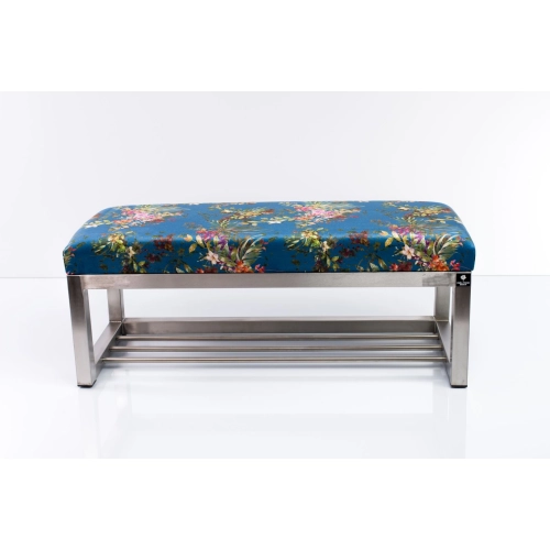 Ławka Pufa Tapicerowana Paradis 05 Stal Nierdzewna Szczotkowana / Polerowana LGM-3 Rozmiary od 50 cm do 200 cm