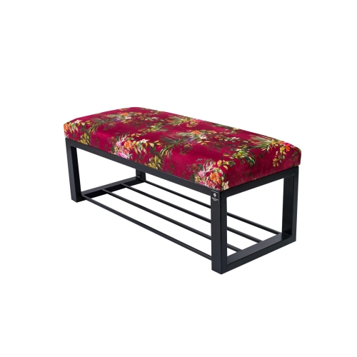 Ławka Pufa Tapicerowana Paradis 02 Stal LGM-6 Rozmiary od 50 cm do 200 cm