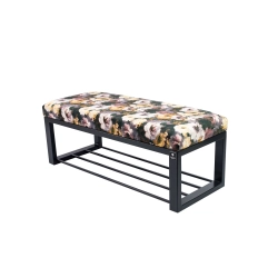 Ławka Pufa Tapicerowana Print AA3 Stal LGM-6 Rozmiary od 50 cm do 200 cm