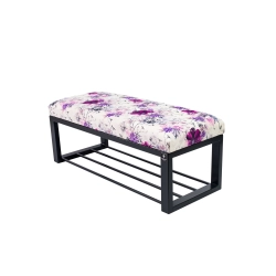 Ławka Pufa Tapicerowana Print AB3 Stal LGM-6 Rozmiary od 50 cm do 200 cm