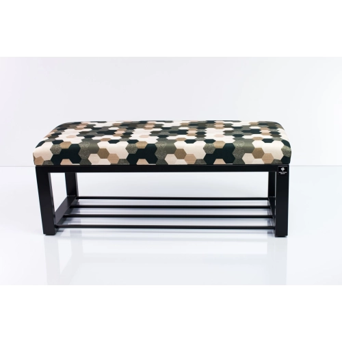 Ławka Pufa Tapicerowana Print AC2 Stal LGM-6 Rozmiary od 50 cm do 200 cm