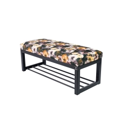 Ławka Pufa Tapicerowana Print AA3 Stal LGM-7 Rozmiary od 50 cm do 200 cm