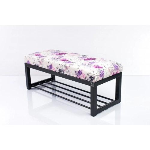 Ławka Pufa Tapicerowana Print AB3 Stal LGM-7 Rozmiary od 50 cm do 200 cm