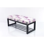 Ławka Pufa Tapicerowana Print AB3 Stal LGM-7 Rozmiary od 50 cm do 200 cm