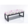 Ławka Pufa Tapicerowana Print AB3 Stal LGM-7 Rozmiary od 50 cm do 200 cm
