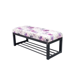 Ławka Pufa Tapicerowana Print AB3 Stal LGM-7 Rozmiary od 50 cm do 200 cm