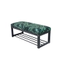 Ławka Pufa Tapicerowana Liście Tropikalne Stal LGM-7 Rozmiary od 50 cm do 200 cm