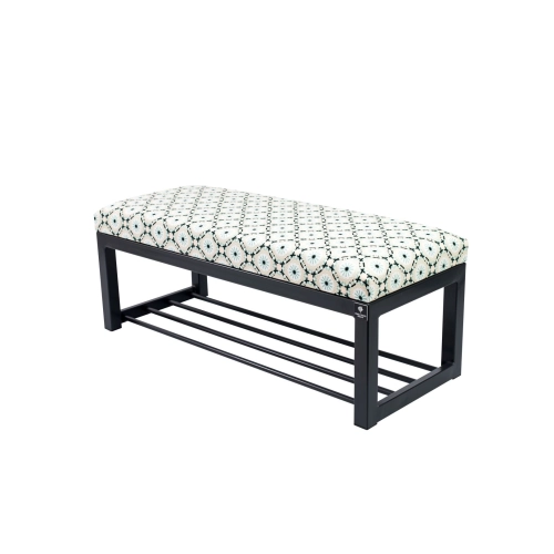 Ławka Pufa Tapicerowana Mandala Koła Stal LGM-7 Rozmiary od 50 cm do 200 cm