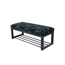 Ławka Pufa Tapicerowana Pawie Stal LGM-7 Rozmiary od 50 cm do 200 cm