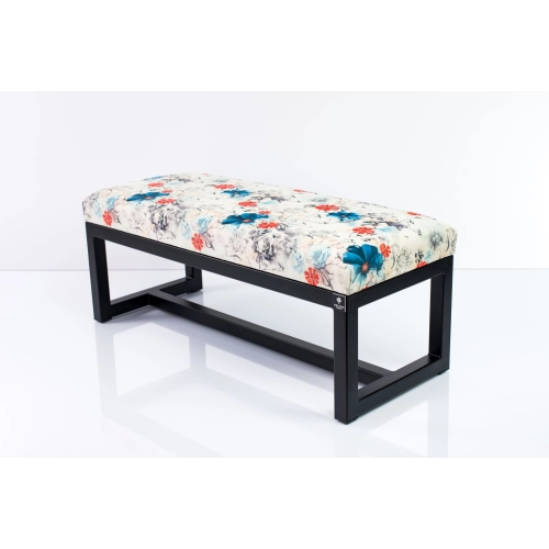 Ławka Pufa Tapicerowana Print AB1 Stal LGM-9 Rozmiary od 50 cm do 200 cm