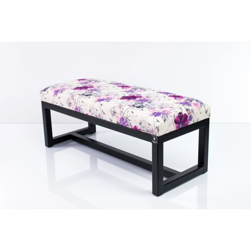 Ławka Pufa Tapicerowana Print AB3 Stal LGM-9 Rozmiary od 50 cm do 200 cm