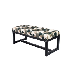 Ławka Pufa Tapicerowana Print AC3 Stal LGM-9 Rozmiary od 50 cm do 200 cm