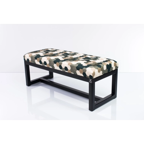 Ławka Pufa Tapicerowana Print AC3 Stal LGM-9 Rozmiary od 50 cm do 200 cm