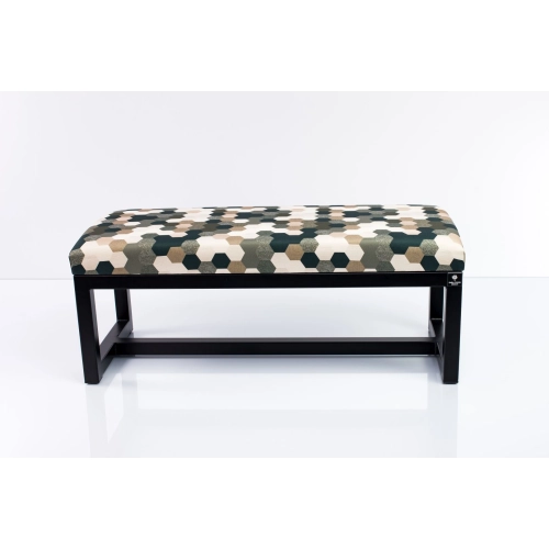 Ławka Pufa Tapicerowana Print AC3 Stal LGM-9 Rozmiary od 50 cm do 200 cm