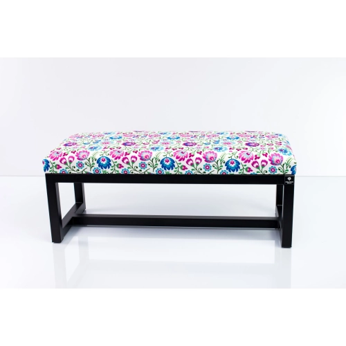 Ławka Pufa Tapicerowana Kwiaty Łowieckie Stal LGM-9 Rozmiary od 50 cm do 200 cm