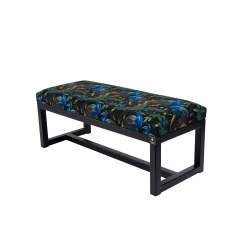 Ławka Pufa Tapicerowana Pawie Stal LGM-9 Rozmiary od 50 cm do 200 cm