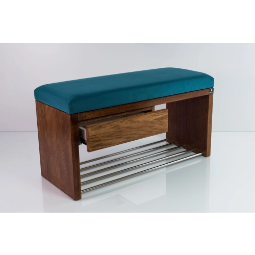 Ławka Szafka Pufa Tapicerowana Siedzisko Gładkie Turkus LGS-1 Rozmiary od 50 cm do 200 cm