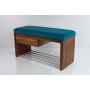 Ławka Szafka Pufa Tapicerowana Siedzisko Gładkie Turkus LGS-1 Rozmiary od 50 cm do 200 cm