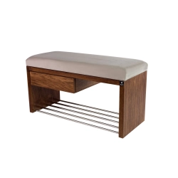 Ławka Szafka Pufa Tapicerowana Siedzisko Gładkie Srebrny LGS-1 Rozmiary od 50 cm do 200 cm