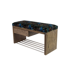 Ławka Szafka Pufa Tapicerowana Siedzisko Gładkie Pawie LGS-1 Rozmiary od 50 cm do 200 cm