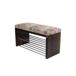 Ławka Szafka Pufa Tapicerowana Siedzisko Gładkie Hexagony Mandala LGS-10 Rozmiary od 50 cm do 200 cm