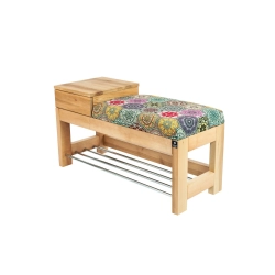 Ławka Pufa Tapicerowana Siedzisko Gładkie Hexagony Mandala LGS-104 Rozmiary od 50 cm do 200 cm
