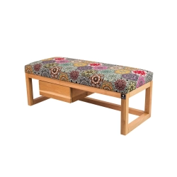 Ławka Szafka Pufa Tapicerowana Siedzisko Gładkie Hexagony Mandala Rozmiary od 50 cm do 200 cm