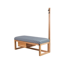 Ławka Szafka Pufa Tapicerowana Siedzisko Gładkie EVO 33 Wieszak LGS-13 Rozmiary od 50 cm do 200 cm