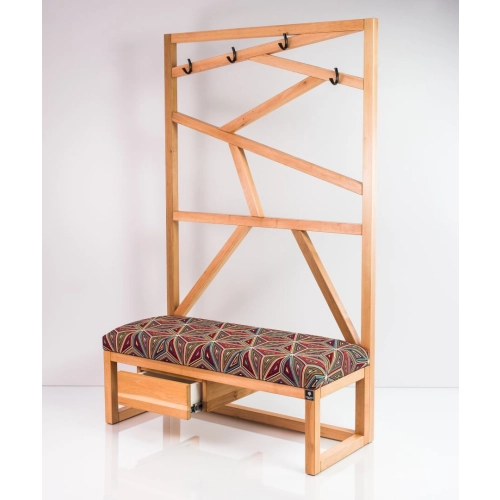 Ławka Szafka Pufa Tapicerowana Siedzisko Gładkie Malawi Wieszak LGS-14 Rozmiary od 50 cm do 200 cm