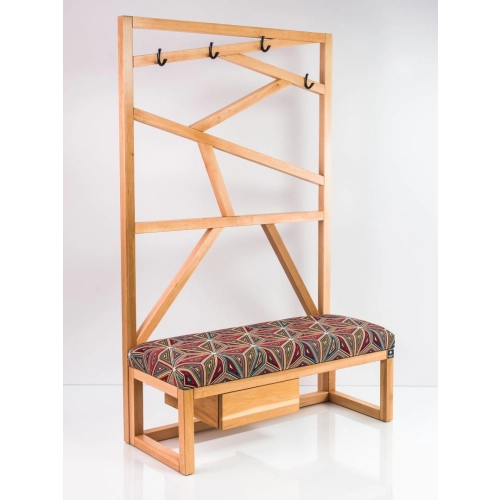 Ławka Szafka Pufa Tapicerowana Siedzisko Gładkie Malawi Wieszak LGS-14 Rozmiary od 50 cm do 200 cm