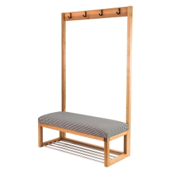 Ławka Szafka Pufa Tapicerowana Siedzisko Gładkie Pepitka Wieszak LGS-15 Rozmiary od 50 cm do 200 cm