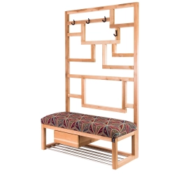 Ławka Szafka Pufa Tapicerowana Siedzisko Gładkie Malawi Wieszak LGS-18 Rozmiary od 50 cm do 200 cm