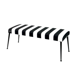 Ławka Pufa Tapicerowana Siedzisko Gładkie Pasy Classic 01 Soft LGS-200 Rozmiary od 50 cm do 140 cm